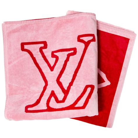 louis vuitton towel pink|louis vuitton beach towel price.